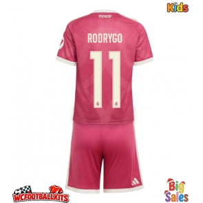 Real Madrid Rodrygo Goes #11 Replica Third Stadium Kit for Kids 2026-27 Short Sleeve (+ pants)